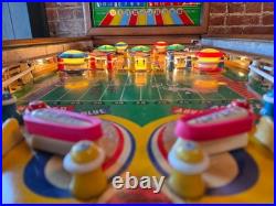 NICE 1958 Williams SOCCER KICK-OFF pinball machine Shopped LED'ed Ships FREE