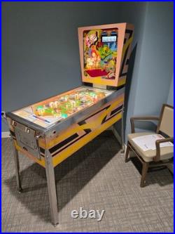 NICE 1972 Gottlieb FLYING CARPET pinball machine Shopped LED'ed FREE SHIPPING