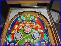 NICE 1972 Gottlieb FLYING CARPET pinball machine Shopped LED'ed FREE SHIPPING