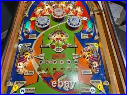 NICE 1972 Gottlieb FLYING CARPET pinball machine Shopped LED'ed FREE SHIPPING