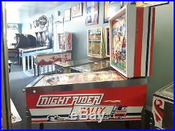 NICE! Night Rider Pinball Machine by Bally-FREE SHIPPING