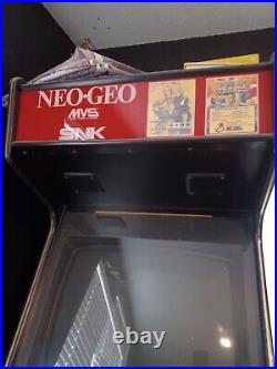 Neo Geo One Slot Full Size Arcade Game by SNK With Puzzle Bobble 24 Inch Monitor