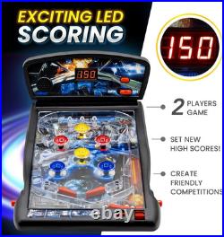 New Era Pinball Game Black Interactive Tabletop or Floor Arcade Pinball Machin