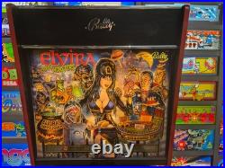 Nice 1989 Bally ELVIRA pinball machine Shopped LED'ed FREE SHIPPING Nice 1989 Bally ELVIRA pinball machine Shopped LED'ed FREE SHIPPING