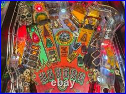 Nice 1989 Bally ELVIRA pinball machine Shopped LED'ed FREE SHIPPING