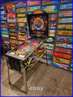 Nice 1991 Williams HURRICANE pinball machine Shopped LED'ed FREE SHIPPING