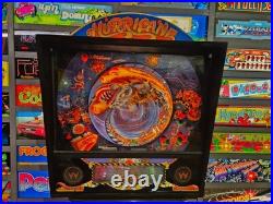 Nice 1991 Williams HURRICANE pinball machine Shopped LED'ed FREE SHIPPING