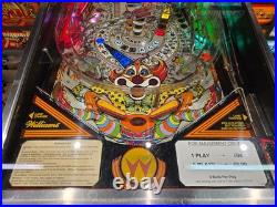 Nice 1991 Williams HURRICANE pinball machine Shopped LED'ed FREE SHIPPING