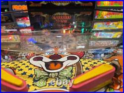 Nice 1991 Williams HURRICANE pinball machine Shopped LED'ed FREE SHIPPING