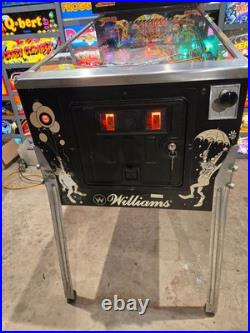 Nice 1991 Williams HURRICANE pinball machine Shopped LED'ed FREE SHIPPING