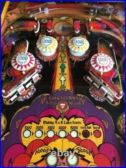 Nice Bally Mata Hari Pinball Machine