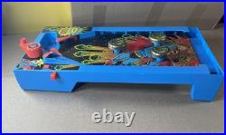 Nice Superman Spinball Pinball Game Mattel Works Vintage orig box 1G43
