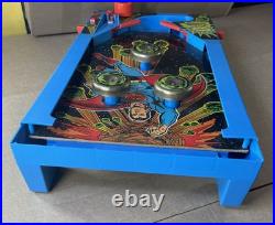 Nice Superman Spinball Pinball Game Mattel Works Vintage orig box 1G43