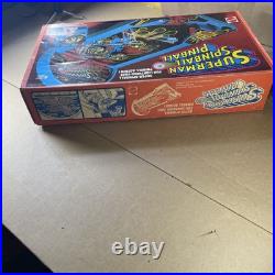 Nice Superman Spinball Pinball Game Mattel Works Vintage orig box 1G43