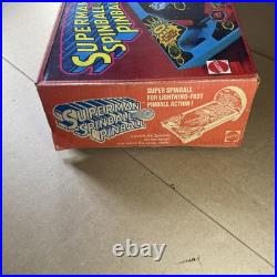 Nice Superman Spinball Pinball Game Mattel Works Vintage orig box 1G43