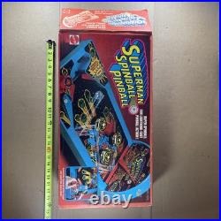 Nice Superman Spinball Pinball Game Mattel Works Vintage orig box 1G43