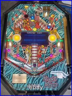 Night Moves Pinball Machine! Only 450 Made RARE Collector Item