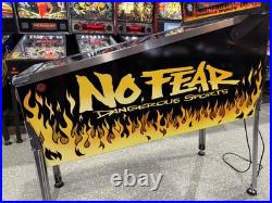 No Fear Pinball Machine Williams 1995 LEDS Free Ship Orange County Pinballs No Fear Pinball Machine Williams 1995 LEDS Free Ship Orange County Pinballs