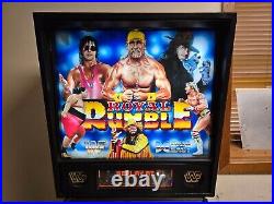 Nr Mint 1994 Data East WWF ROYAL RUMBLE widebody pinball Shopped LEDs-SHIPS FREE