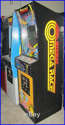 OMEGA RACE ARCADE MACHINE by MIDWAY 1981 (Excellent Condition)