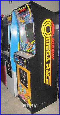 OMEGA RACE ARCADE MACHINE by MIDWAY 1981 (Excellent Condition) RARE