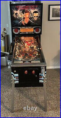 ORIGINAL 1991 Terminator 2 Pinball Machine Arnold Schwarzenegger By Williams