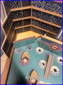 Old Century Baseball Home Run Wooden Tabletop Pinball Game