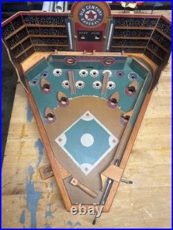 Old Century Baseball Home Run Wooden Tabletop Pinball Game