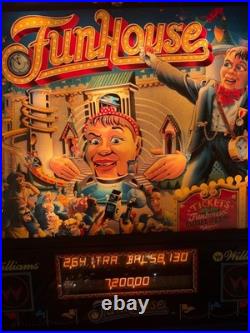 Original 1990 Williams Funhouse Pinball Machine