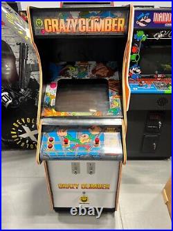 Original NICHIBUTSU Crazy Climber Arcade Game Restored Ultra Rare Deluxe Cabinet