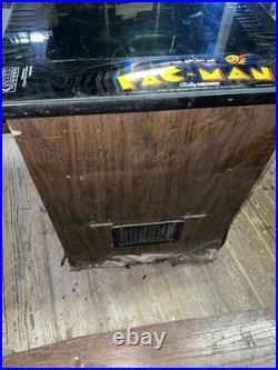 Original Super Pac-Man Cocktail Table ARCADE MACHINE Midway 1982 PART-OUT READ