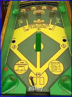 Original Very Rare United Deluxe Super Slugger Baseball in excellent condition