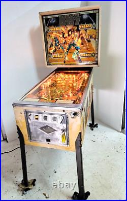 Original Vintage 1979 BALLY Kiss Pinball Machine Rare