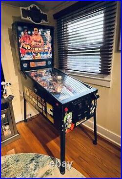 Original WWF Royal Rumble Data East 1994 Pinball Machine With Winged Eagle Belt