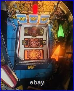 Original WWF Royal Rumble Data East 1994 Pinball Machine With Winged Eagle Belt