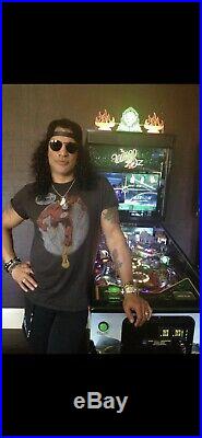 Owned By Slash Guns And Roses Official JJP Wizard of Oz Pinball #991 Machine GNR