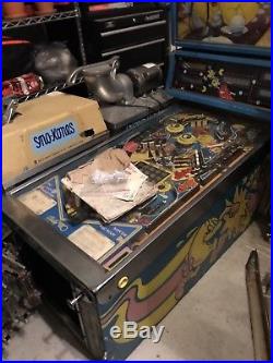 PAC MAN PINBALL MACHINE 100% original game in great condition pickup only pacman