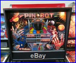 PIN-BOT Pinball Machine. Williams. South Florida. PINBOT