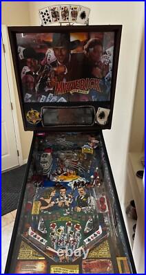 PINBALL MACHINE MAVERICK. Data East. Refurbished and Updated PINBALL MACHINE MAVERICK. Data East. Refurbished and Updated