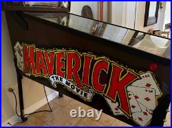 PINBALL MACHINE MAVERICK. Data East. Refurbished and Updated PINBALL MACHINE MAVERICK. Data East. Refurbished and Updated