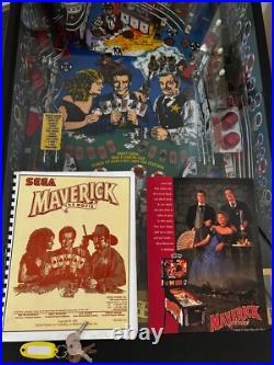 PINBALL MACHINE MAVERICK. Data East. Refurbished and Updated PINBALL MACHINE MAVERICK. Data East. Refurbished and Updated