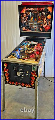 PINBOT Pinball Machine Williams 1986