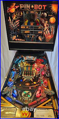 PINBOT Pinball Machine Williams 1986