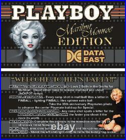 PLAYBOY PINBALL DE Marylin Monroe Edition kit HIGHEST RESOLUTION