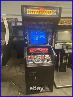 POLE POSITION II ARCADE MACHINE by ATARI 1982 (EXCELLENT CONDITION)