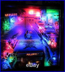 POLICE FORCE Arcade Pinball Machine Williams 1989 (Custom LED)