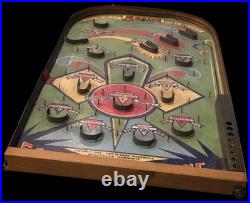 POOSH-M-UP 5 in 1 BASEBALL Bagatelle Put-n-Take Twenty-one Pennants FOR PARTS