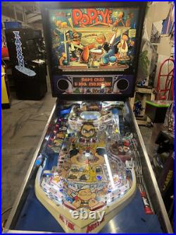 POPEYE SAVES the EARTH PINBALL MACHINE by BALLY 1994 (Excellent) RARE