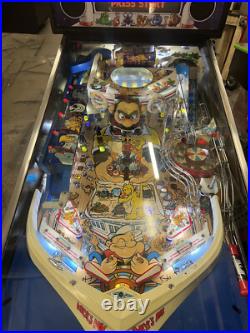 POPEYE SAVES the EARTH PINBALL MACHINE by BALLY 1994 (Excellent) RARE