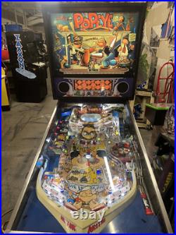 POPEYE SAVES the EARTH PINBALL MACHINE by BALLY 1994 (Excellent) RARE